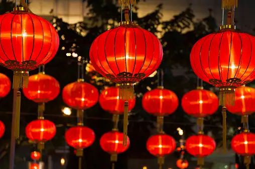 Bright Red Lanterns
