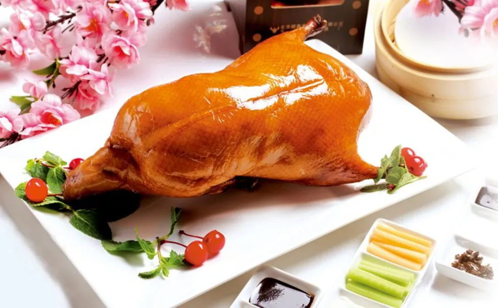 Perfectly roasted Peking Duck